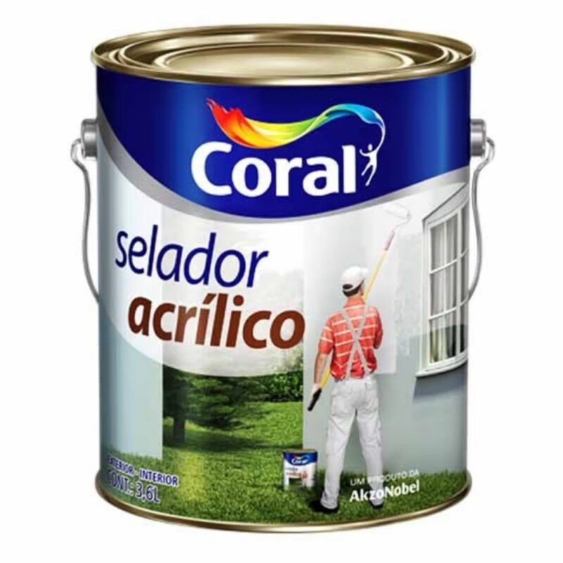 Selador Acrílico Coral 3,6L