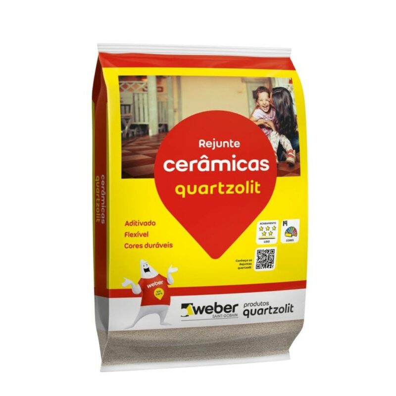 Rejunte Cerâmicas Bege 1kg - Quartzolit