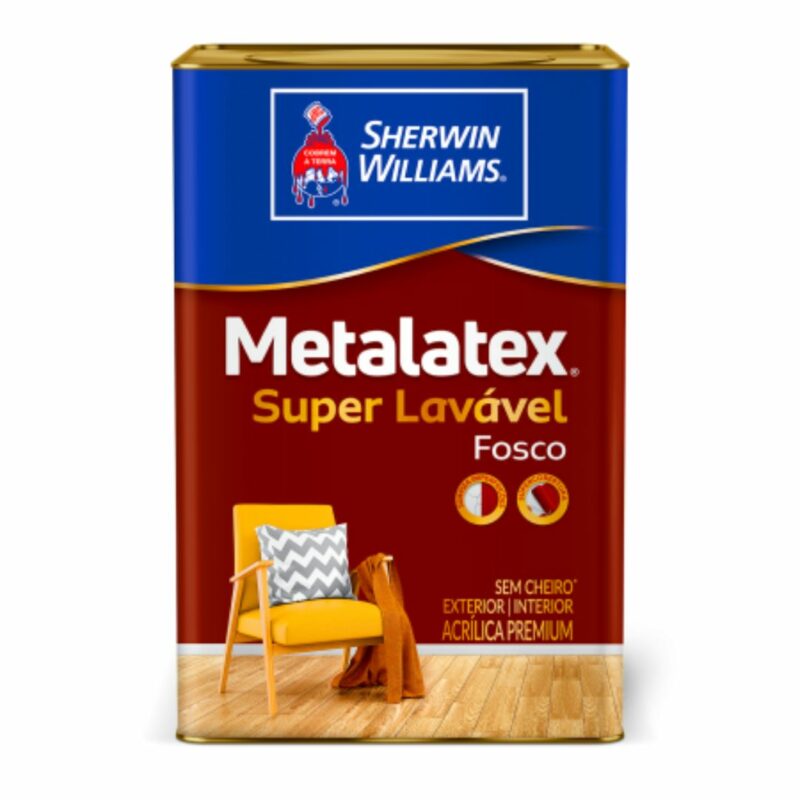 Tinta Acrílica Metalatex Super Lavável 18L Branco