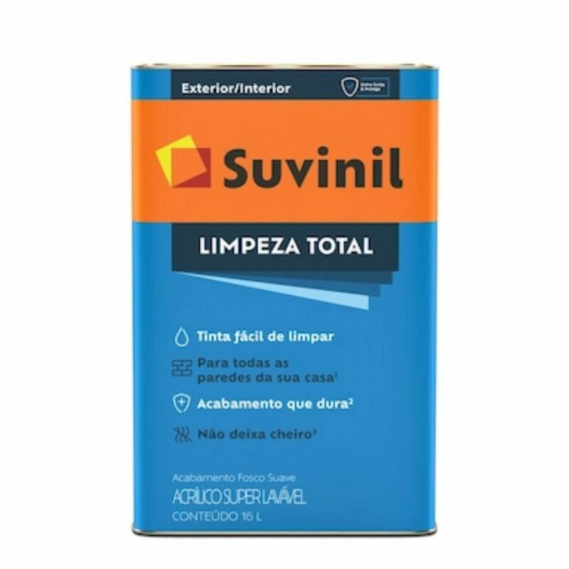 Tinta Acrilica Premium Limpeza Total Fosco 18L Branco