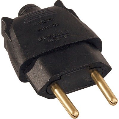 PINO MACHO MECTRONIC 20A 2 POLOS - PRETO