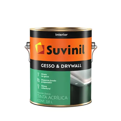 GESSO E DRYWALL SUVINIL - 3,6L